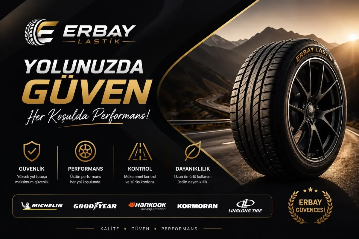 Erbay Lastik — Her mevsim yol güvenliğiniz